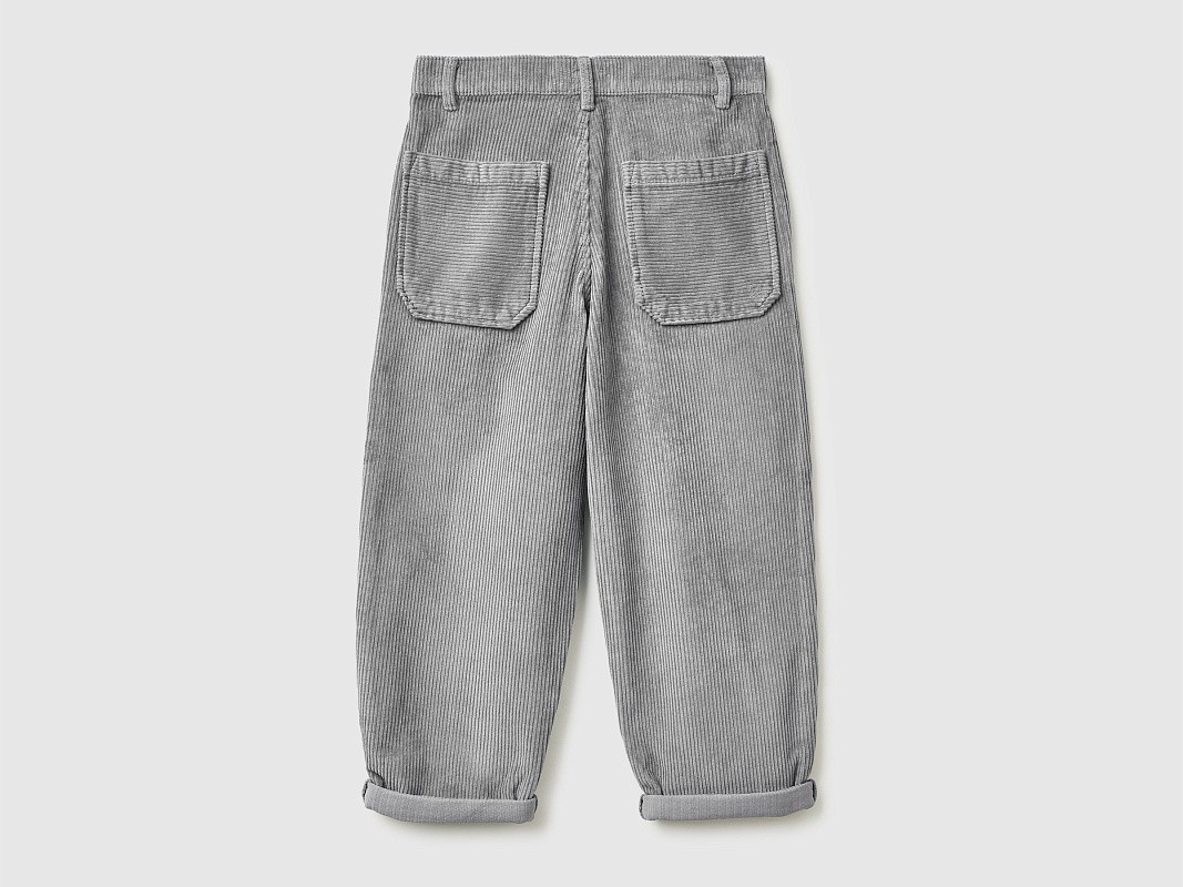 Брюки-баллоны вельветовые