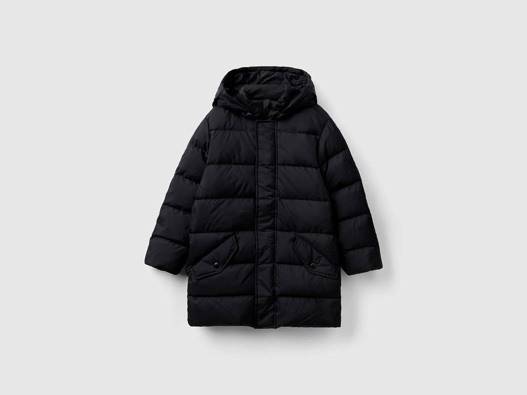 Пуховик удлиненный