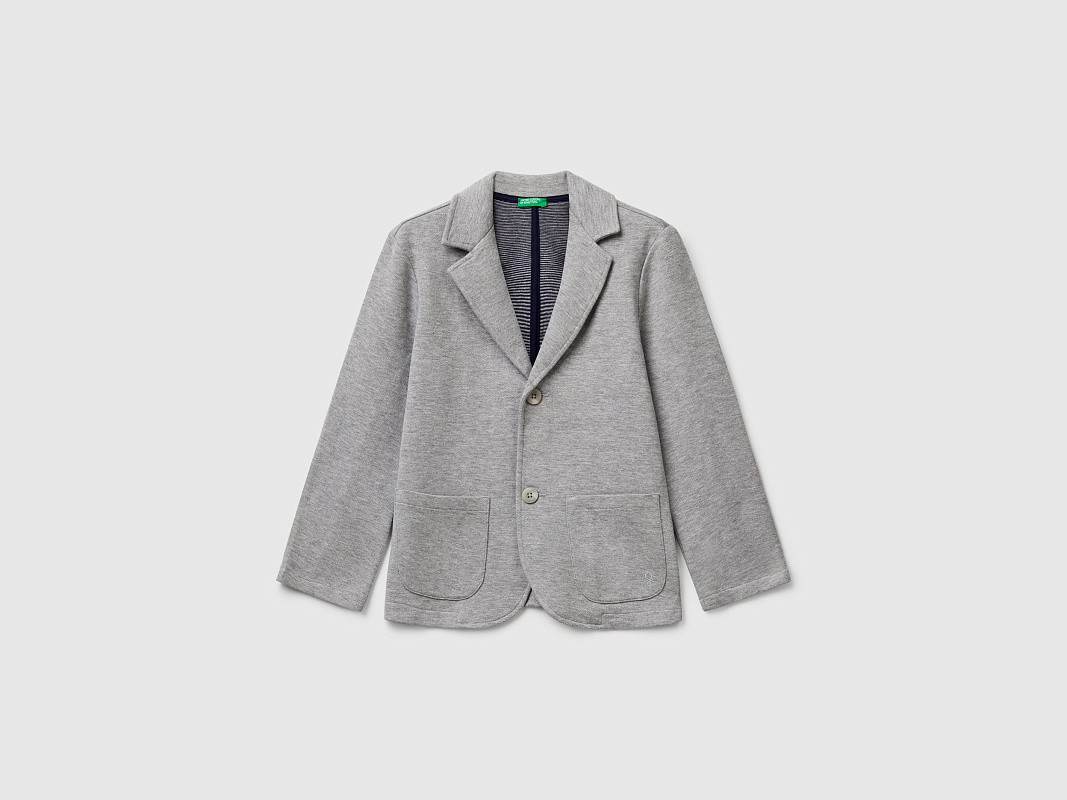 Пиджак из ткани пике