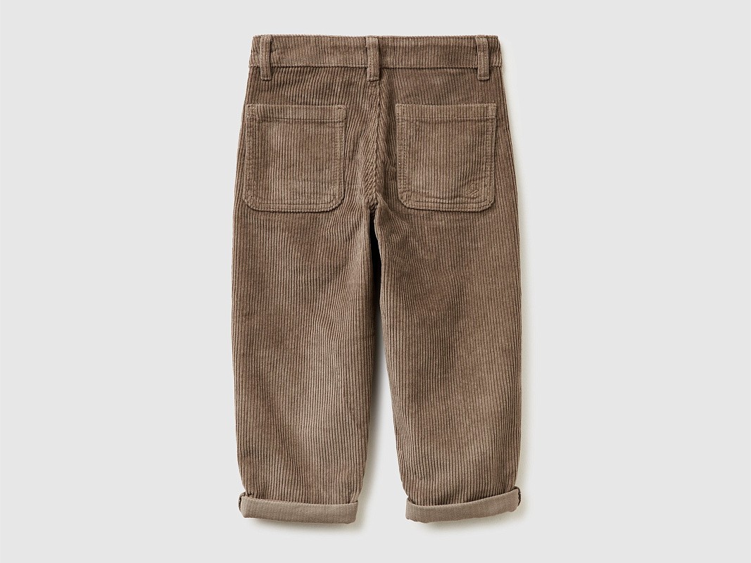 Брюки-баллоны вельветовые