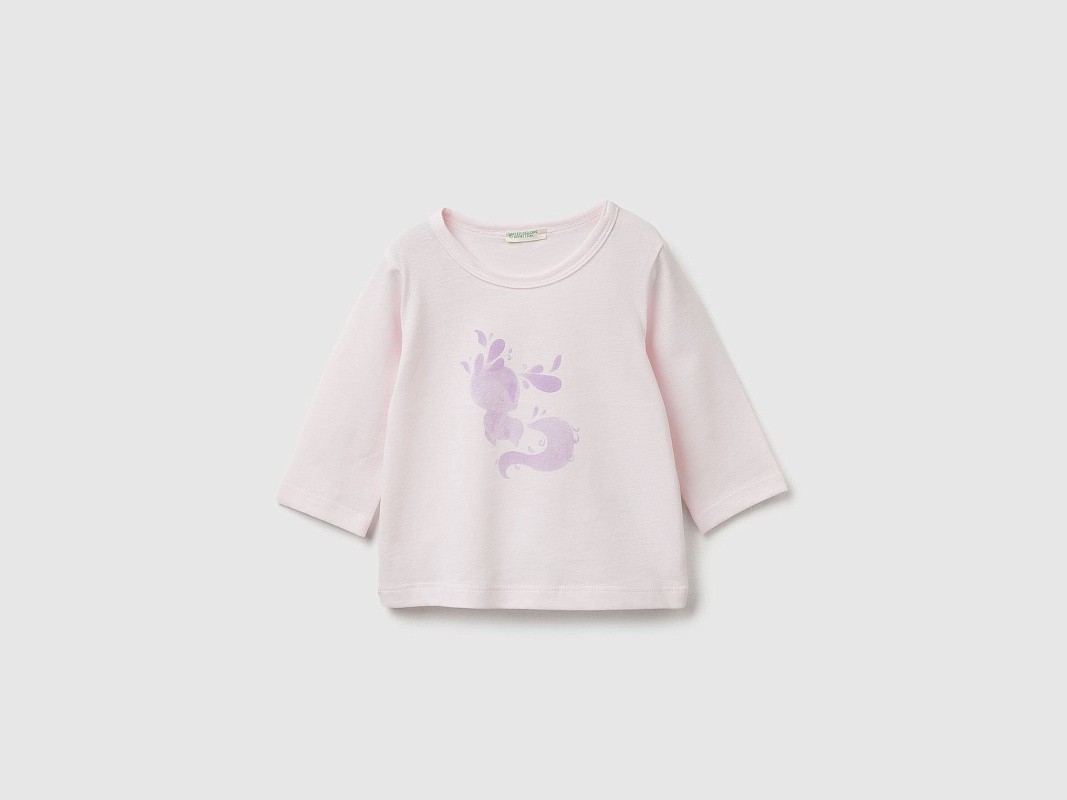 Лонгслив с принтом