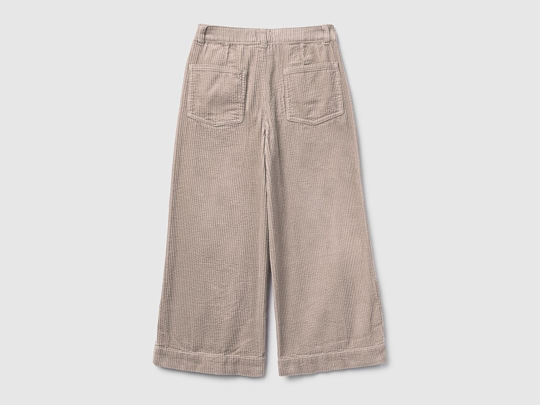 Брюки вельветовые широкие